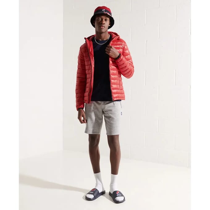 Superdry Shine Fuji Jas Rood M Man