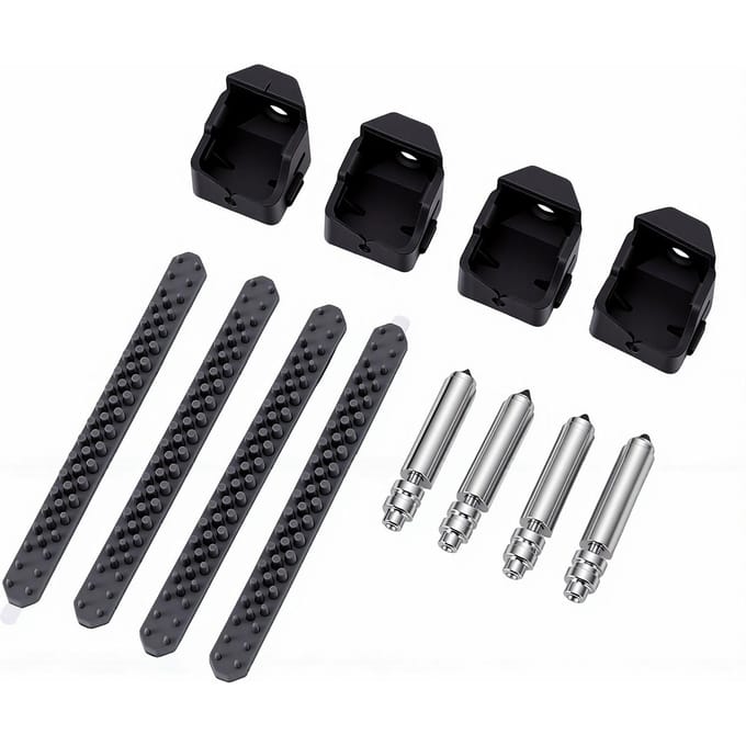 4 Stuks Hotend Nozzle Set Geschikt voor Kobra X 0.25mm 0.4mm 0.6mm 0.8mm Gehard Staal Snel Verwisselbaar Geïntegreerd Hoge Snelheid Printen