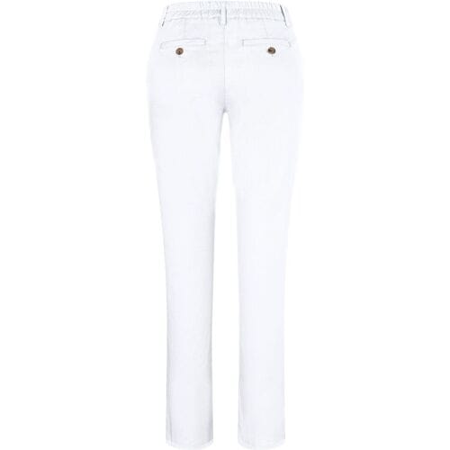 (6 stuks) KARLOWSKY Dames Modern Stretch Chino Broek - Wit - Maat: 52
