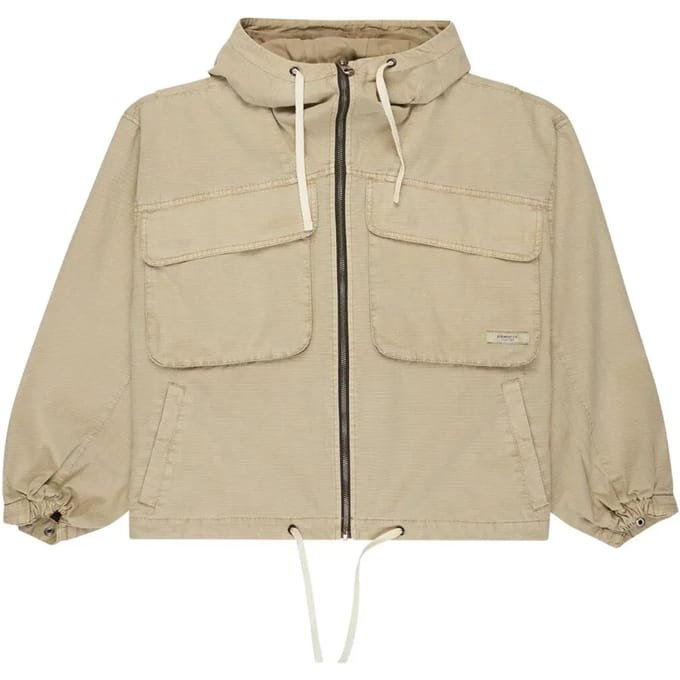 Element Ripstop Hooded Jas wit