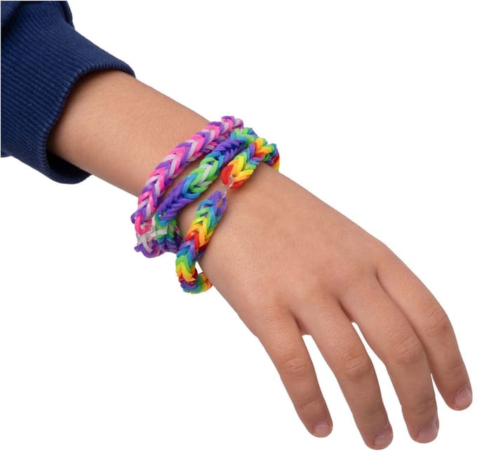 Colorations Loom Bandjes Speelgoed - Super Loom 1000 stuks Multi Kleuren.