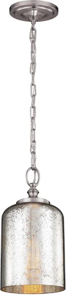 Feiss LED Hanglamp Hounslow | 1X E27 Max 60W | Dimbaar | Brushed Steel