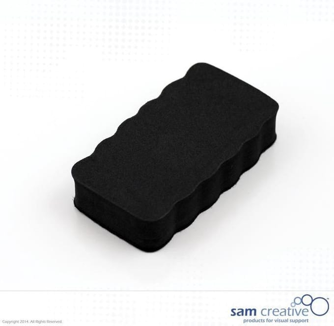 Sam Creative - Whiteboard Wisser Basic - Magnetisch - Zwart