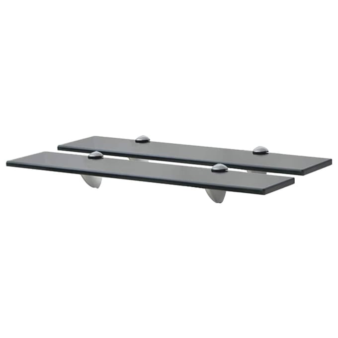 vidaXL - Schappen - zwevend - 2 - st - 50x20 - cm - 8 - mm - glas