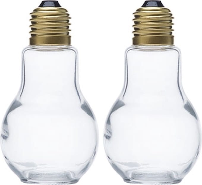 Cosy & Trendy Zout En Pepervatje Gloeilamp Set Van 2 S