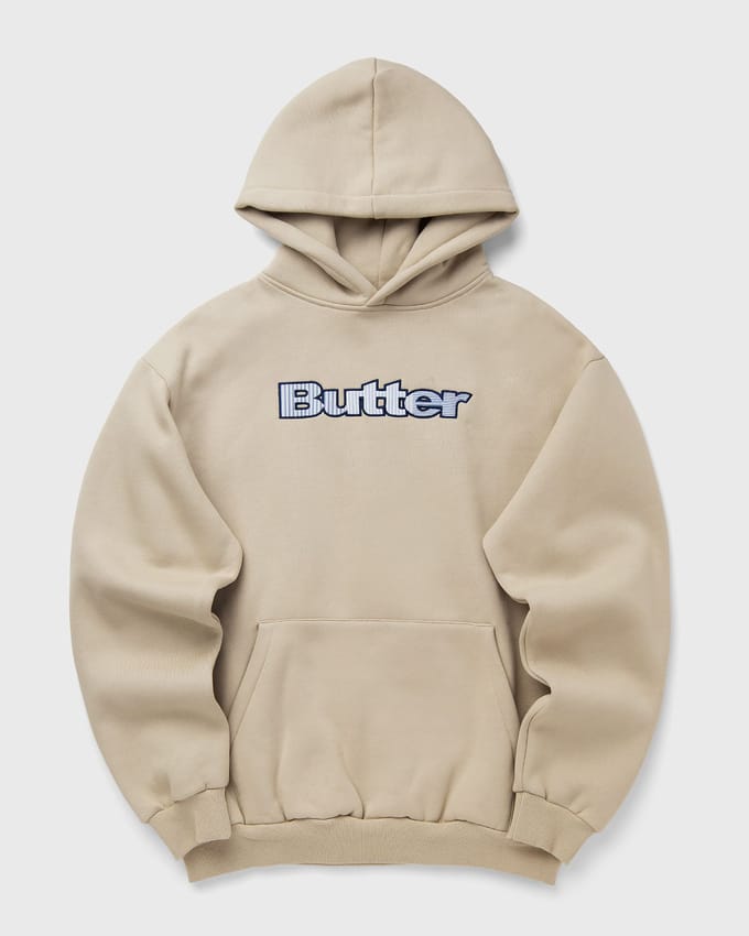 Stripe Logo Applique Pullover Hood