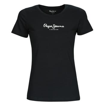 Short Sleeve Crew Neck Tee Wo - Black T-Shirts