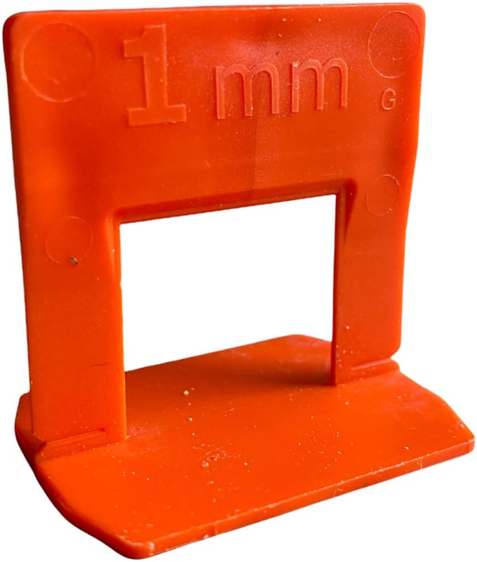 Levelling clips 1 mm voor tegels 6–14 mm – 2000 stuks