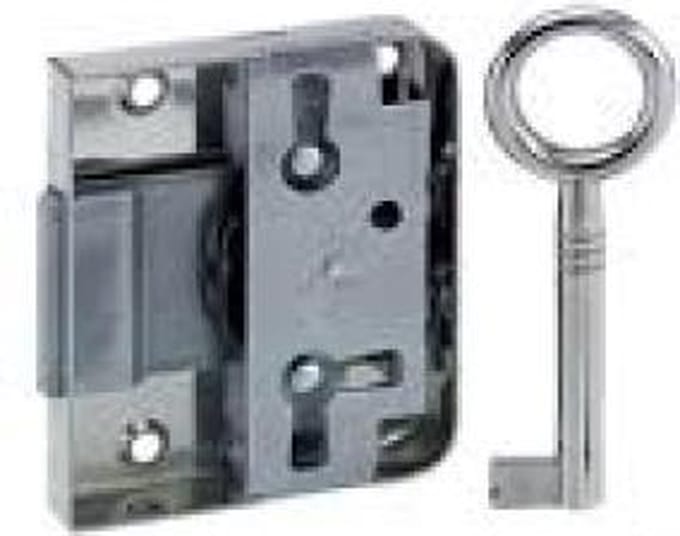 Qlinq meubeloplegslot vernikkeld 30 mm