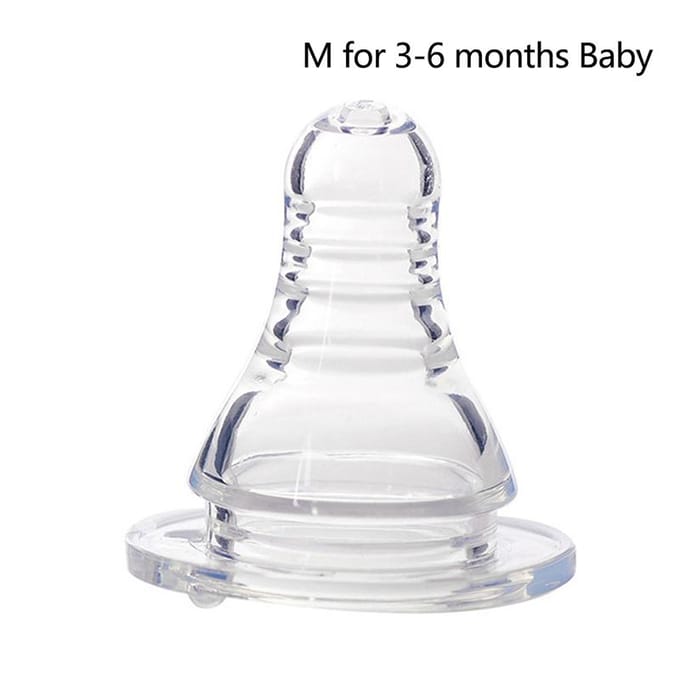 Tétine de rechange en silicone souple et naturel pour biberon de lait