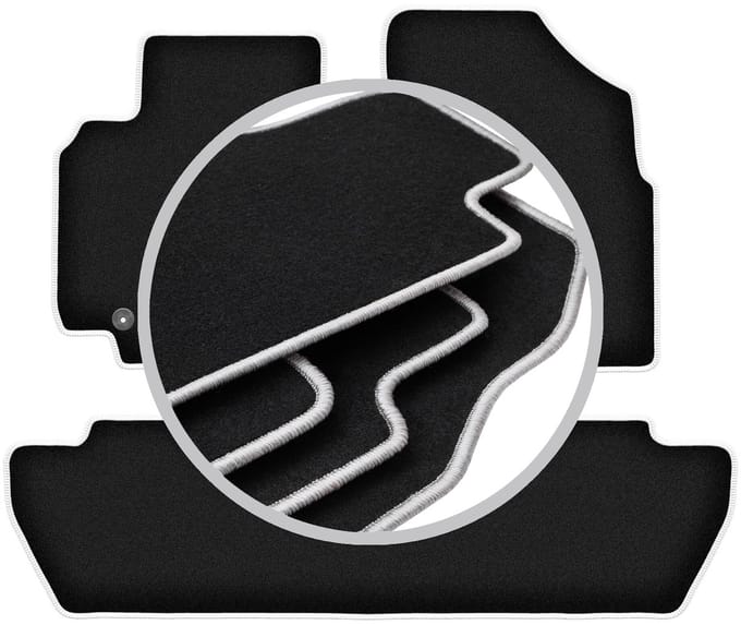 CARLUX-SILVER automatten voor: Citroen Berlingo II combivan, multispace, 5-zits (2008-2018)