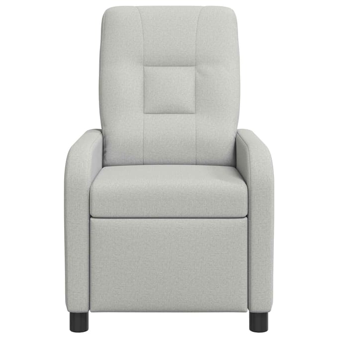vidaXL Relaxfauteuil Wolkengrijs Stof