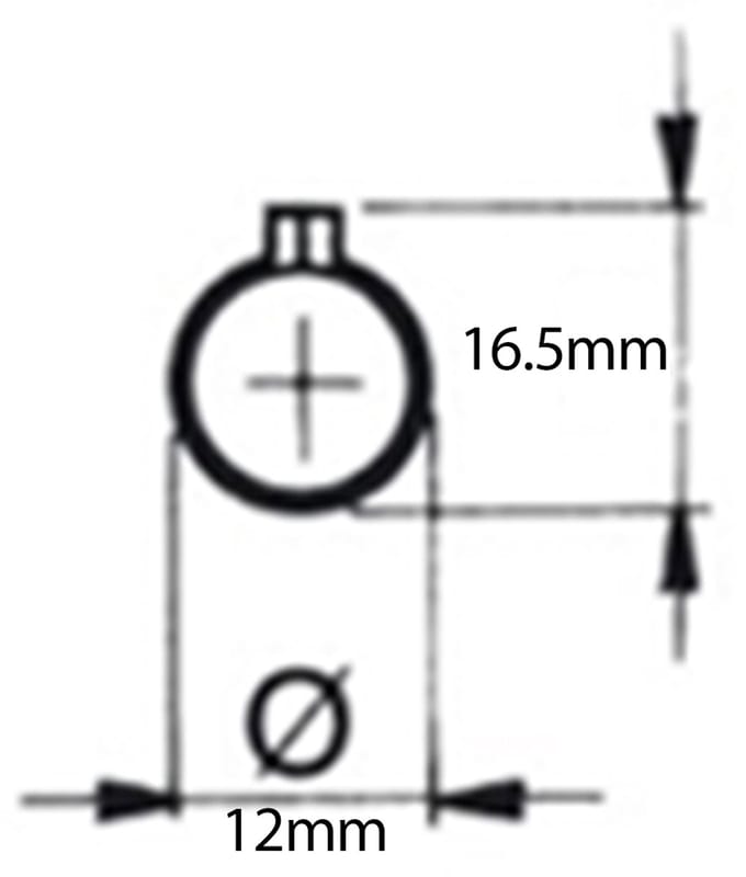 Scharnier 80 mm, stalen profiel, lasbaar, met verwijderbare pen