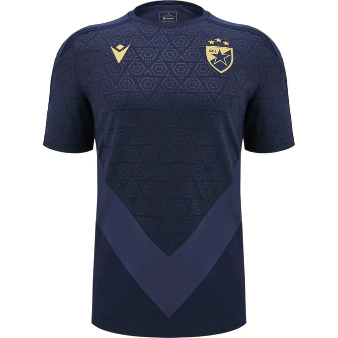 Rood ster shirt van Belgrado Player 2024/25