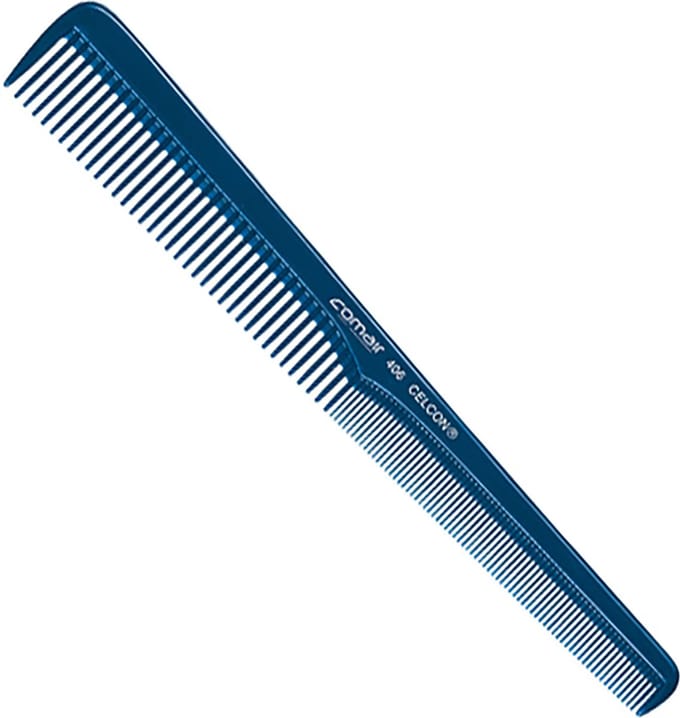 Comair Haarschneidekamm Mittelschrage Schragung 406 Blue Profi Line