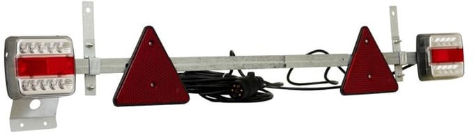 Verlichtingsbalk instelbaar LED 7,5 m 7-polig - TRAILERGEAR