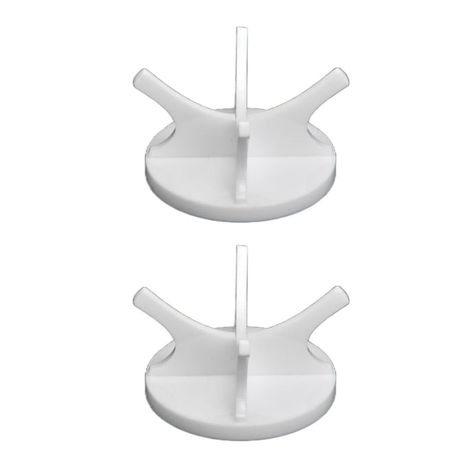 2 Stuks Golfbalhouder Hoge Stabiliteit Sterke Stevigheid Eenvoudige Honkbal Display Stand Wit 2 Stuks white