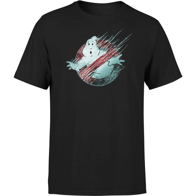 Ghostbusters Frozen Logo Men's T-Shirt - Black - S