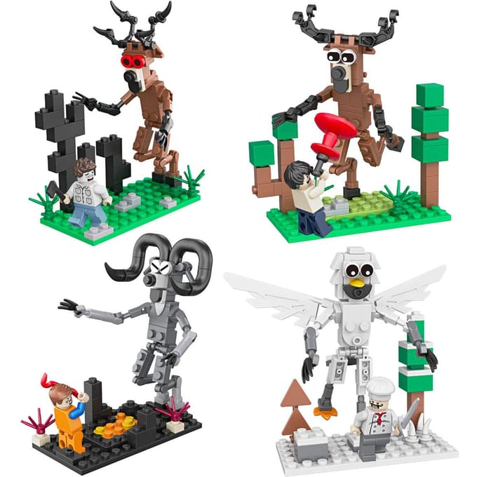 Nieuwe 99 Nachten In Het Bos Hert Bouwstenen Set Assemblage Speelgoed Halloween Cadeau