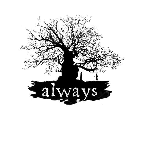Harry Potter Always Tree dames t-shirt - Wit - XS