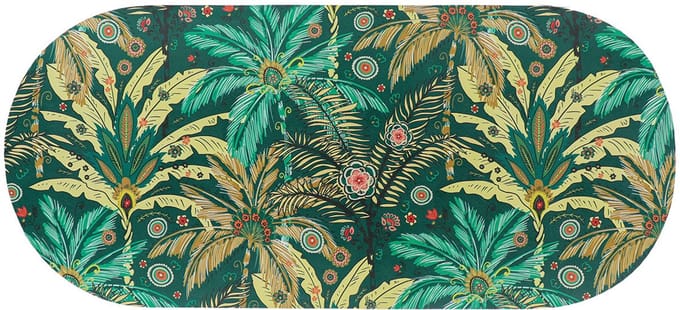 Tendance Badmat Jungle Fever - antislip - extra lang - 45 x 100 cm - tropisch design - badkamer