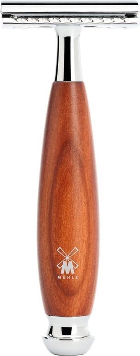 MÜHLE -Scheermes -Safety Razor -Vivo -Pruimenhout -Dichte kam