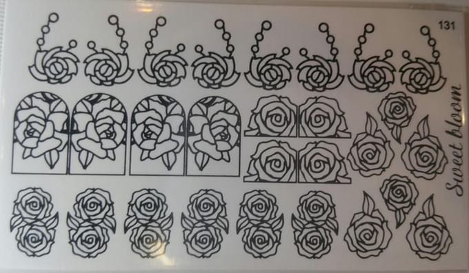 Korneliya Folie Decal 131 Zwart