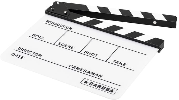 Caruba Professionele Director Clapper White/BW (Krijt)