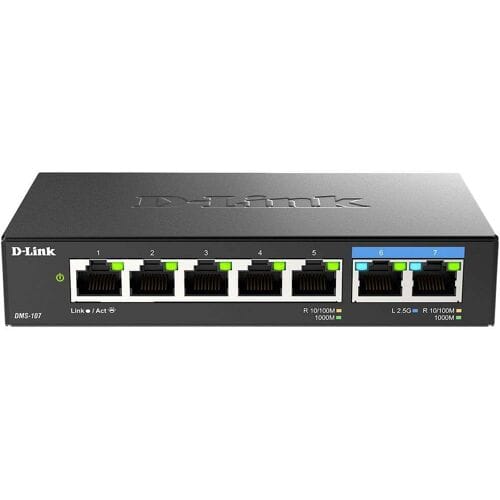 D-Link DMS-107/E DMS-107/E Ethernet Switch 5 + 2 poorten