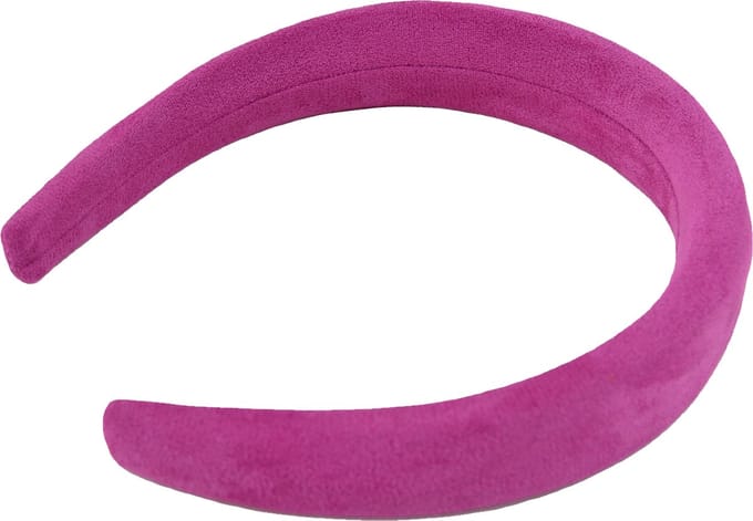 Suède Diadeem / Haarband | Roze | Suede / Polyester | Fashion Favorite