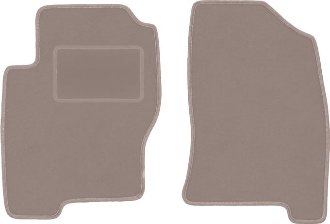 Beige voormatten voor: Nissan Navara III D40 pick-up (2005-2011)