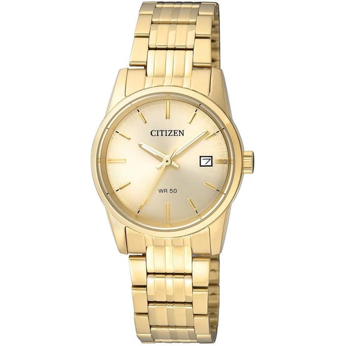 Citizen EU6002-51P Horloge - Staal - Goudkleurig - Ø 27 mm