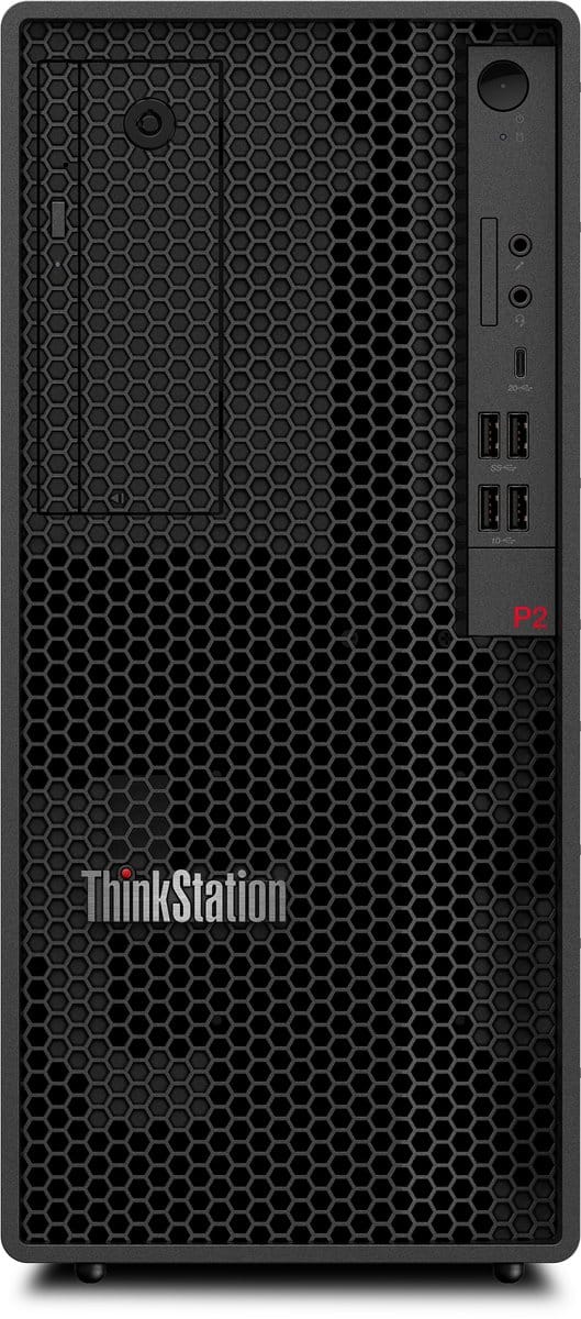 Lenovo ThinkStation P2 Tower Gen 2 Intel Core Ultra 5 225 32 GB DDR5-SDRAM 512 GB SSD Windows 11 Pro Workstation Zwart