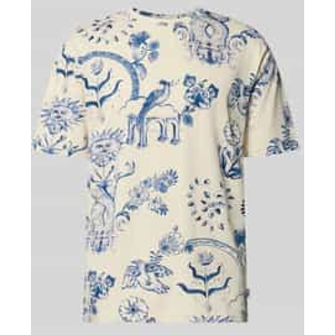 relaxed fit T-shirt in all-over look