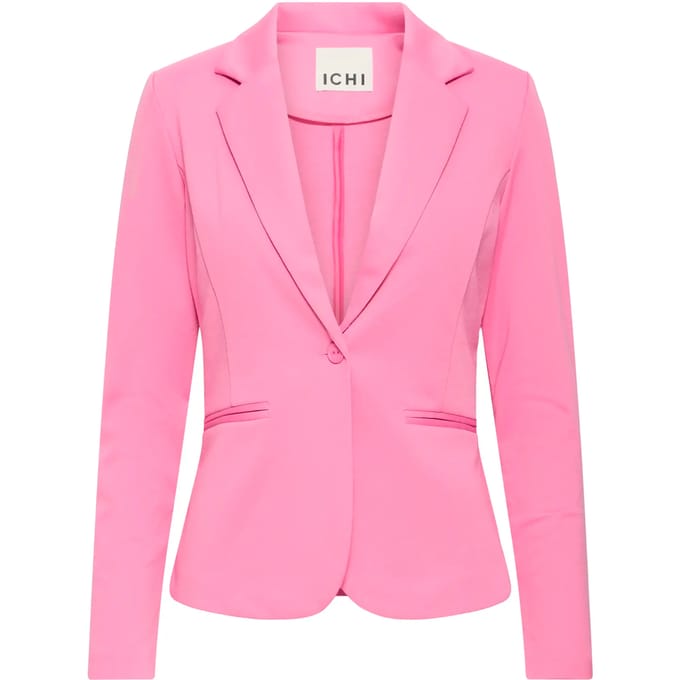 regular fit blazer met viscose model 'kate'