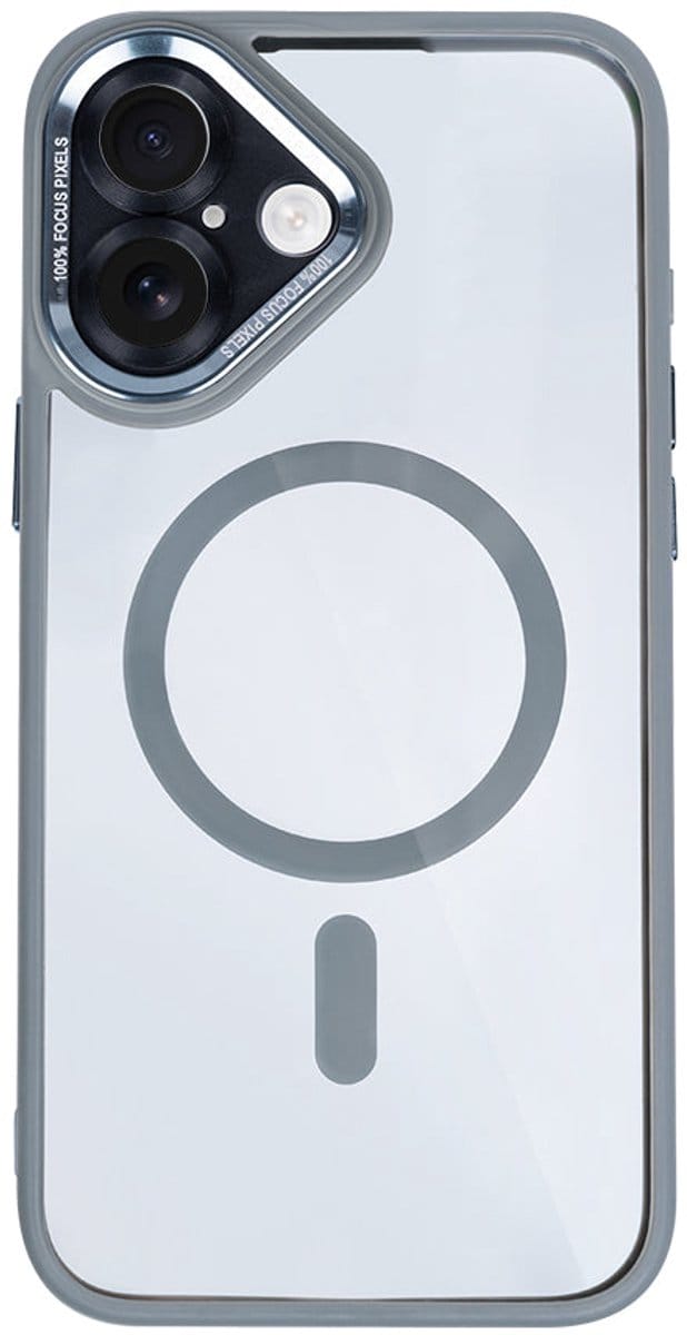 Rixus Classic 04 Case With MagSafe For iPhone 16 Plus Grey