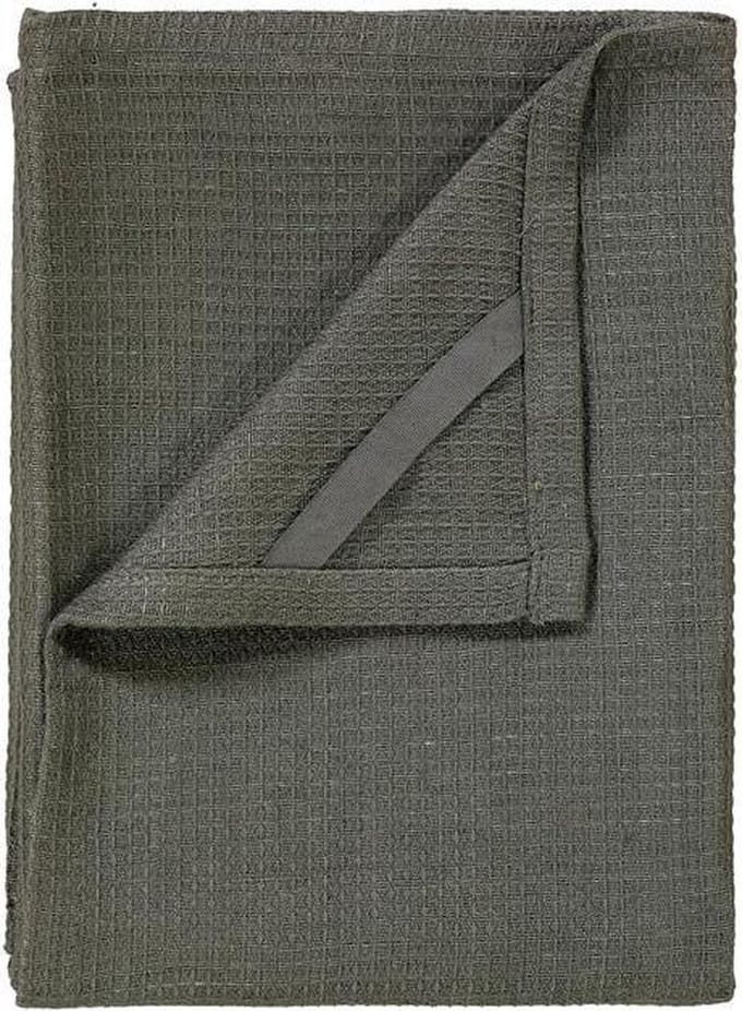 Blomus - Set 2 Tea Towels Agave green GRID