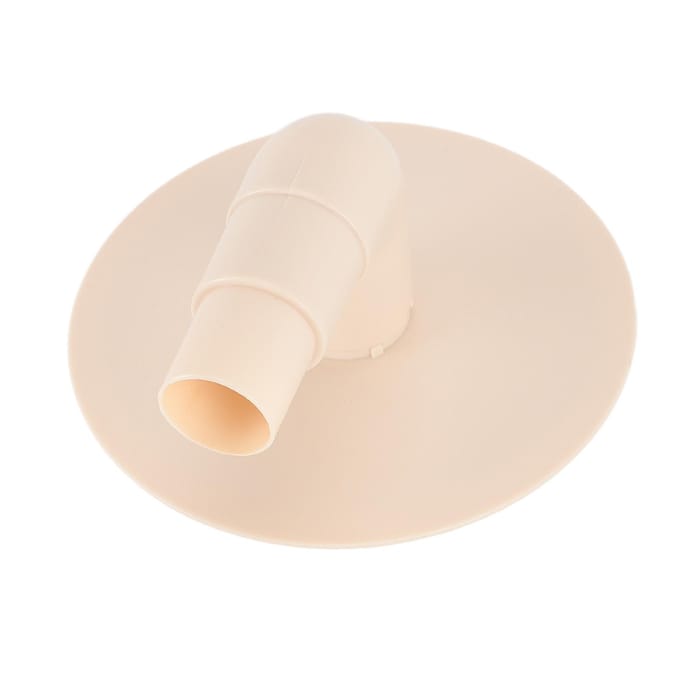 Plaque d'aspiration pour skimmer Remplacement Plaque adaptatrice d'aspiration pour skimmer de piscine avec coude de tuyau pour HydroTools white