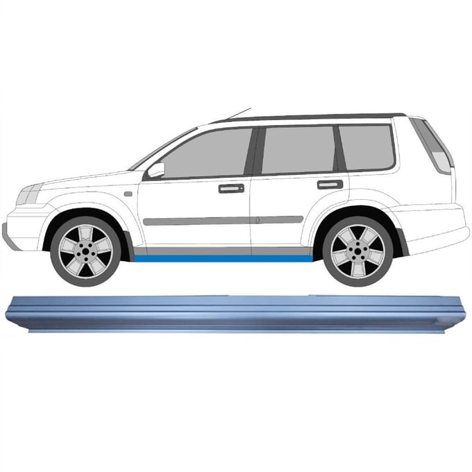 Reparatie dorpel voor Nissan X-Trail 2001-2007 / Links