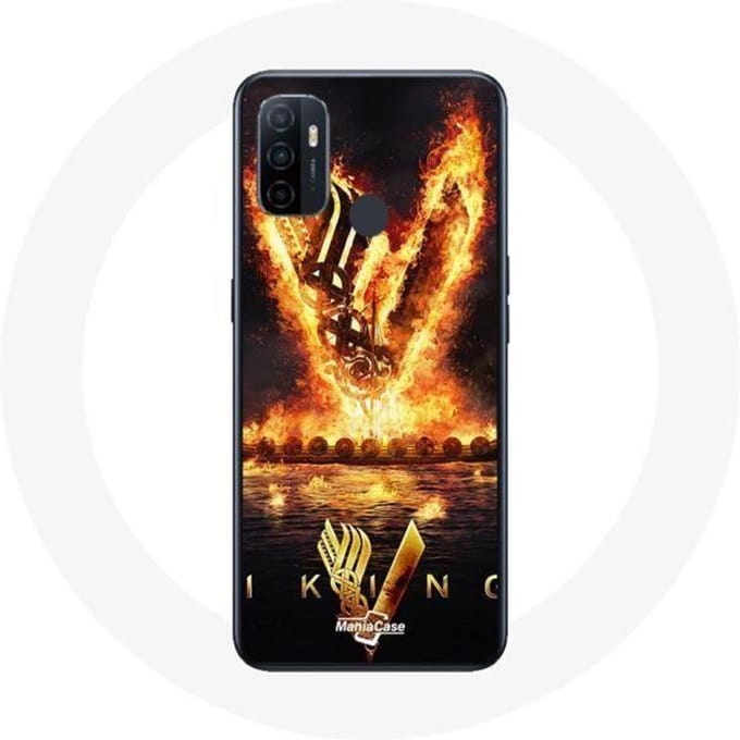 Coque - Vikings - Oppo A53 - Souple - Noir - Protection noir