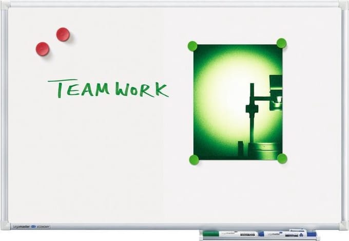Whiteboard 60x90cm LegaMaster Economy Per Stuk