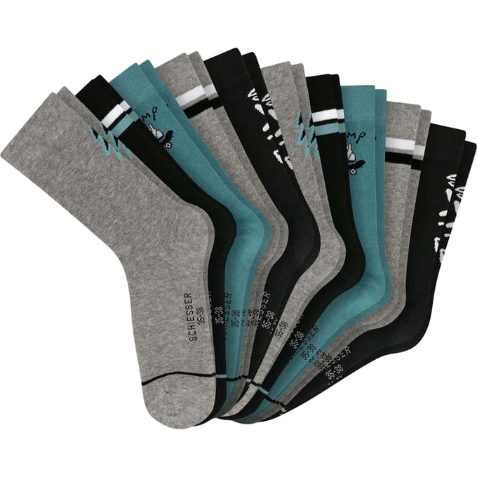 SCHIESSER Sokken Legwear Teens 10P Set van 10