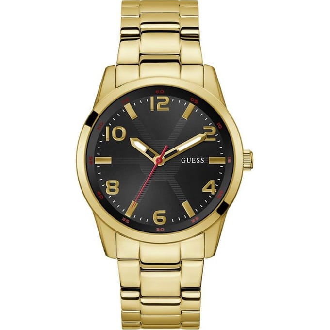 Guess Monte GW0804G3 Horloge - Staal - Goudkleurig - Ø 42 mm