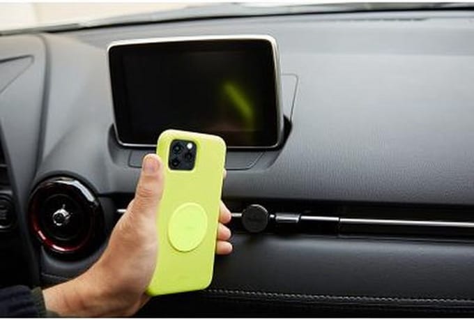 Puro, Hoesje geschikt voor iPhone 11 - Icon Series Magnetisch, Geel