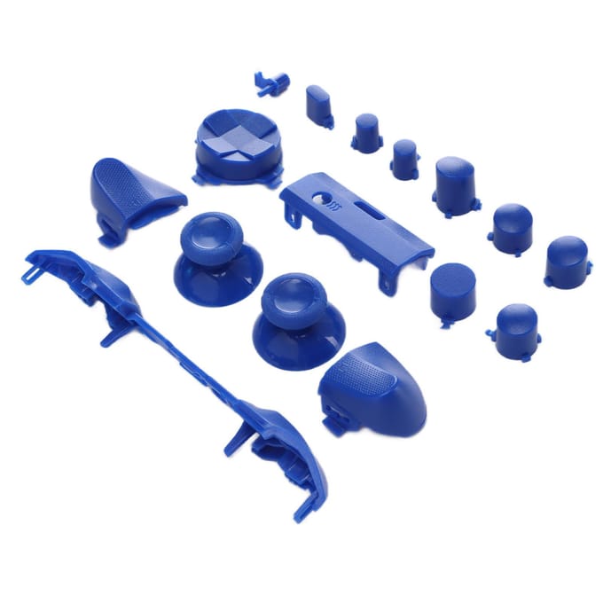 Volledige Game Controller Knopenset Vervangende Handvatten Accessoires Kits voor Xbox Series XZwart blauw