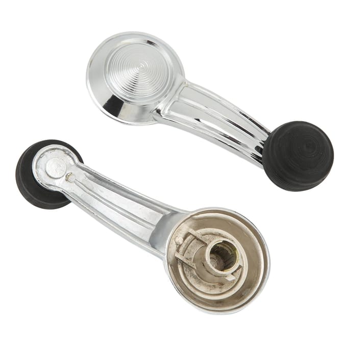 2 stuks Deur Raam Slinger Handgreep Metaal Chroom Vervanging voor Cadillac Cimarron Eldorado white
