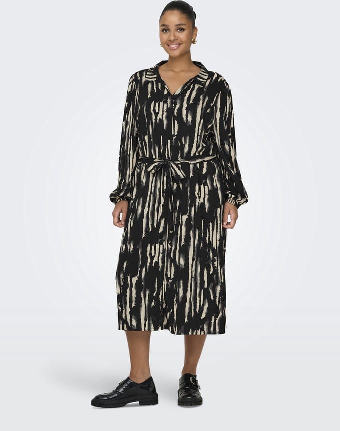 ONLY Carmakoma Jurk CARMIKAELA Midi-jurk