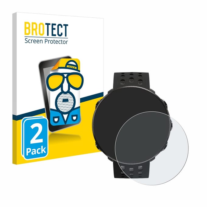 BROTECT - Screenprotector voor Polar Vantage M2 - Folie Beschermfolie matte 2 Stuks
