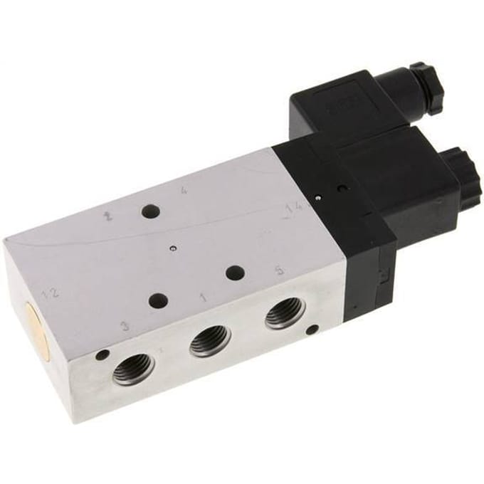 5/2 G1/4'' Magneetventiel 24V AC 2.5-10bar/35.0-140psi Airtec