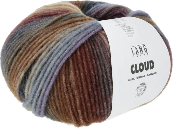 Lang Yarns Cloud - 12 Woud - Chunky / Dik Merinowol Garen met Kleurverloop
